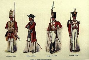[Historia] El por qué de la casaca roja 350px-british_old_infantry_uniforms